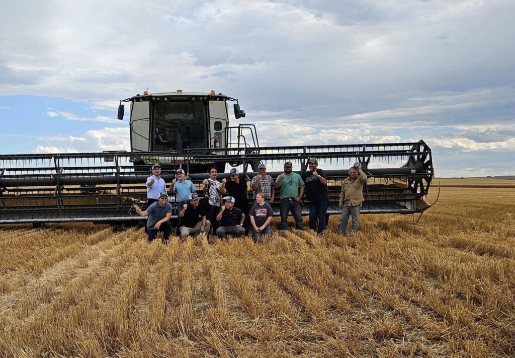 Japan Team behind Combine